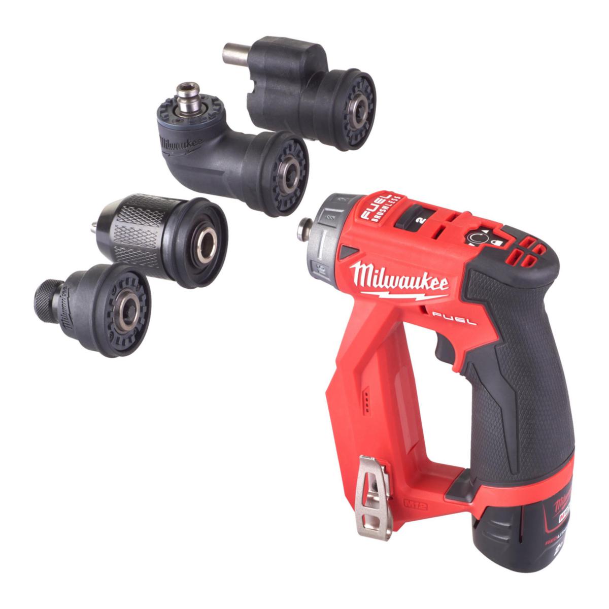 Bor-/ skrutrekker Milwaukee M12 FDDXKIT202X - Bor/skrutrekker M12FDDXKIT202X Milwaukee 12V 2x2Ah