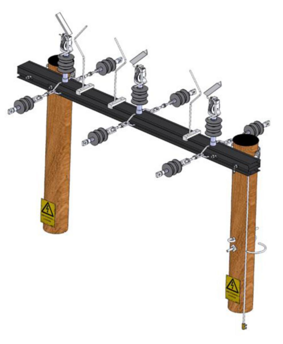 Satspakker Linjeservice AVSPENNING - BLL/BLX - Satspakke BLX H-mast ES9008-5