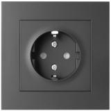 Stikkontakt Elko Plus enkel Innfelt