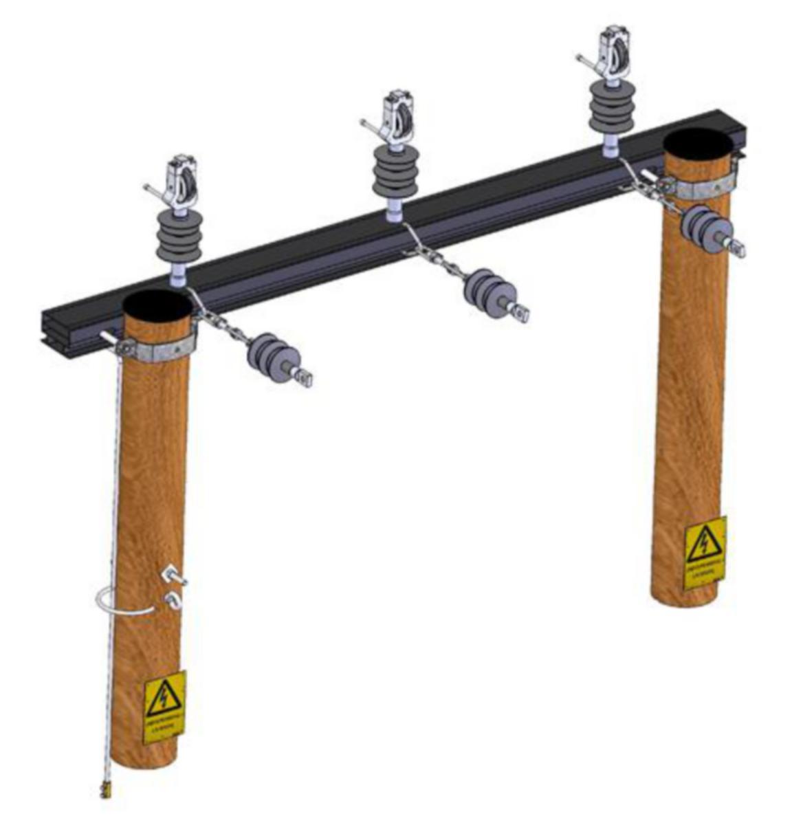 Satspakker Linjeservice AVSPENNING - BLL/BLX - Satspakke BLX H-mast ES9007-4