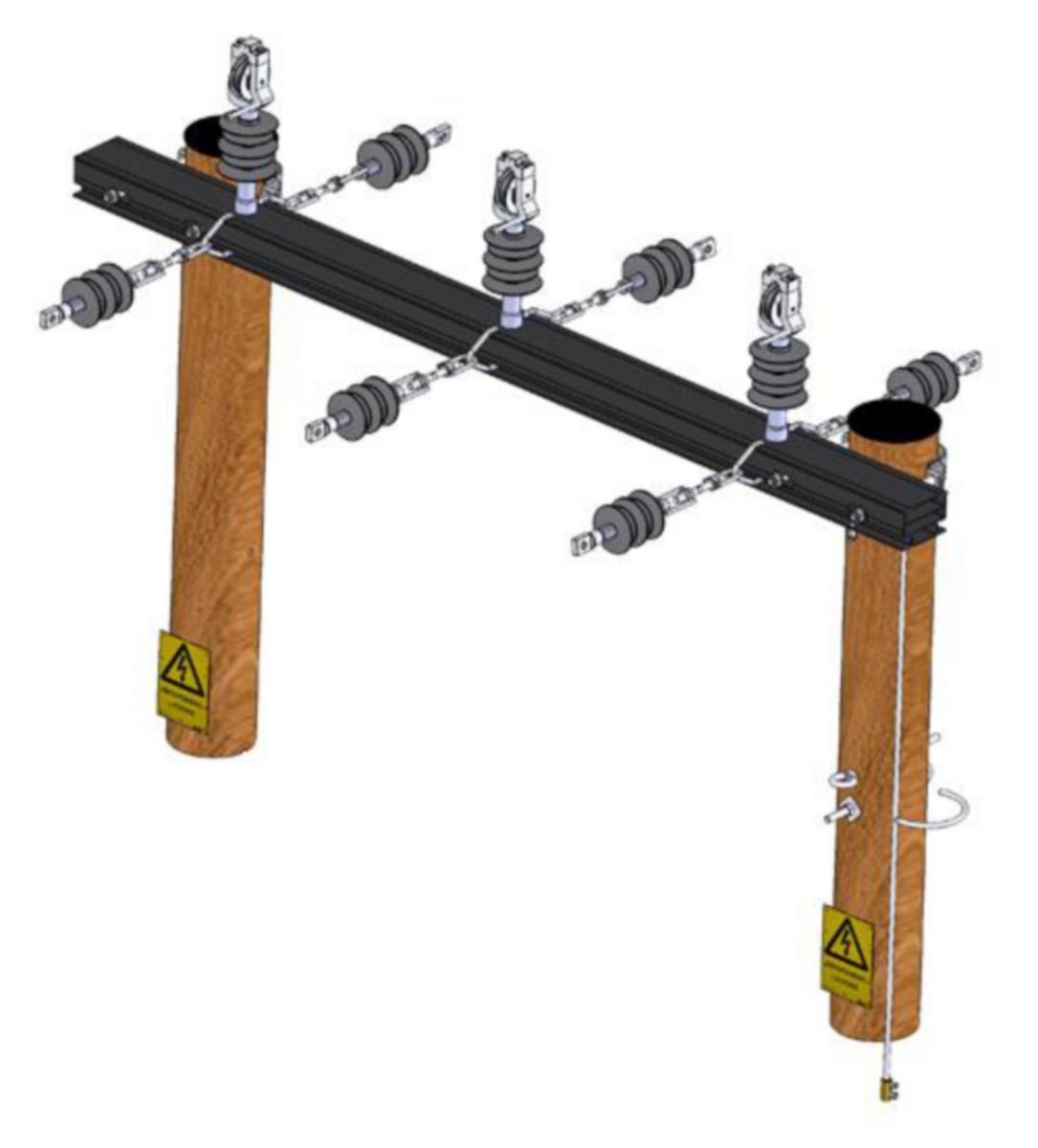 Satspakker Linjeservice AVSPENNING - BLL/BLX - Satspakke BLX H-mast ES9008-4