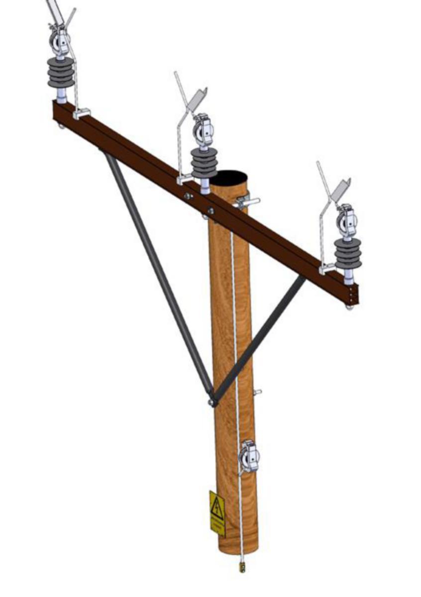 Satspakker Linjeservice Bæremast - Blank Line - Satspakke bla E-mast ES9009-2