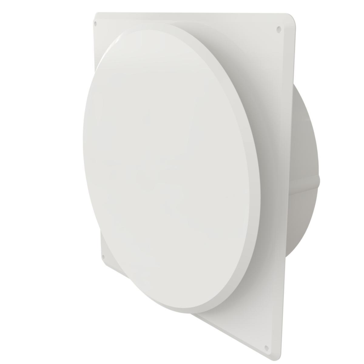 Tallerkenventil 282 - Tallerkenventil 282 Habo 125mm hvit