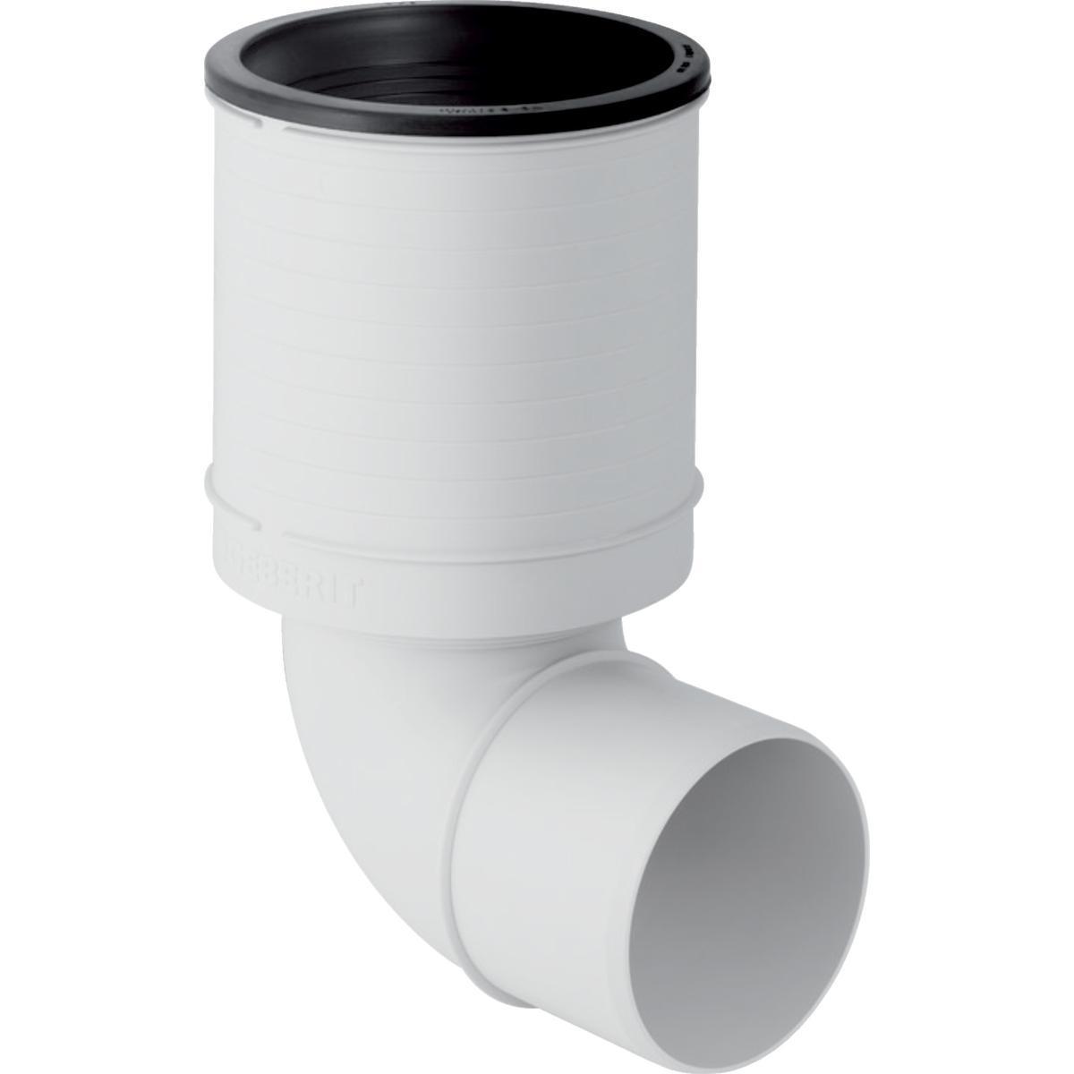 Tilslutningsbend WC PP, Silent - 110 mm Silent PP WC tilsl.bend