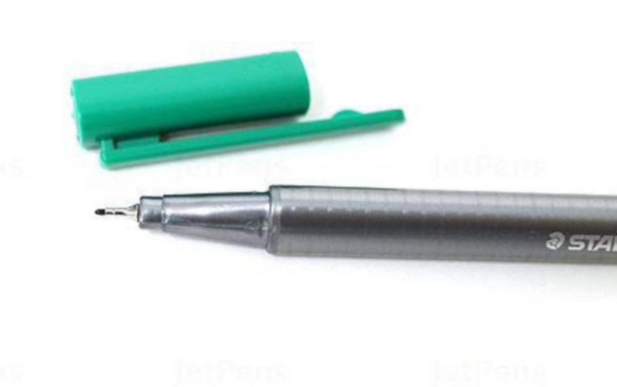 Fiberpenn Triplus Staedtler - Fiberpenn Triplus Staedtler 0,3mm grønn