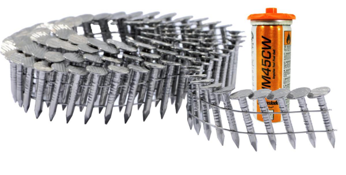 Pappspiker Paslode IM45CW - Spiker Papp Coil 16gr 3.0X35VF Paslode varmforz a1000+1gass