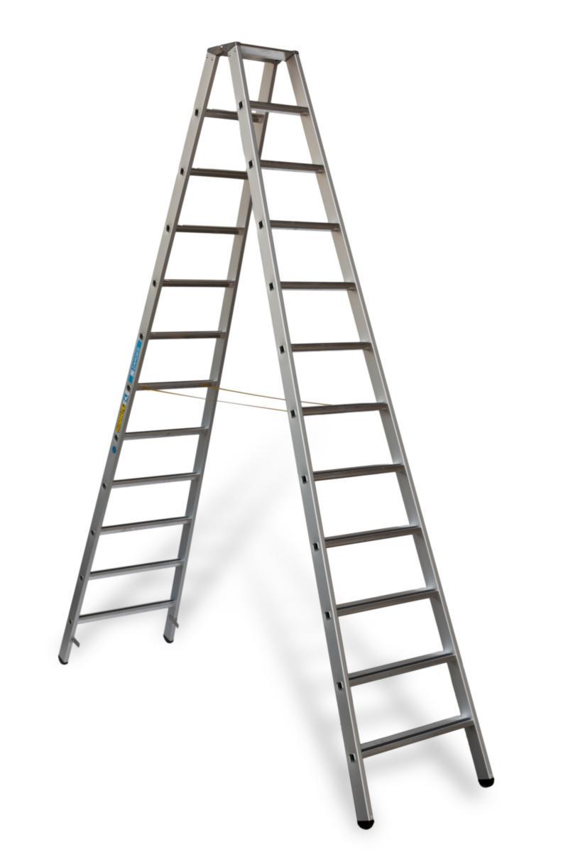Trappestige Zarges A-Trapp Z600 - Trappestige A-Trapp Z600 Zarges 2x12 trinns 41312