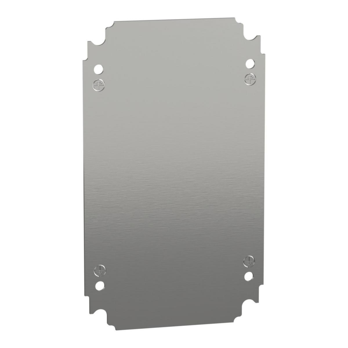 Montasjeplate til 3D Schneider galvaniserte - Montasjeplate 300x200