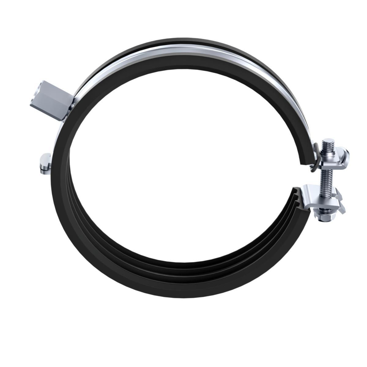 Skruklammer 60°, 809 m/dempegummi M8/M10, a-collection - 108-114mm 60° Jirva 809 skrukl m/dempegummi M8/M10. 1 skrue