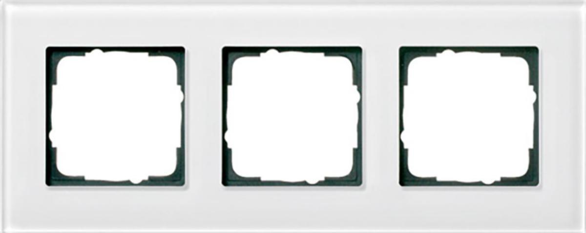 Ramme Micro Matic/Function Esprit 3-H - GI21312 3-hulls ramm hvitt glass Espr