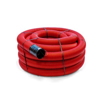 110/94 mm DV rød kabelrør m/ trekketråd kveil a 50 mtr.