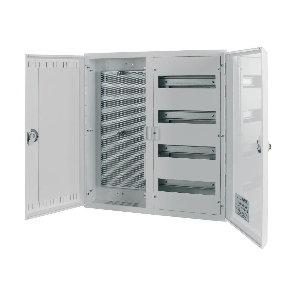 Ibox installasjonsskap 4rad Eaton Electric m/montasjeplate - SideBySide 4rad og Mont. Plate SideBySide 4rad og Mont. Plate
