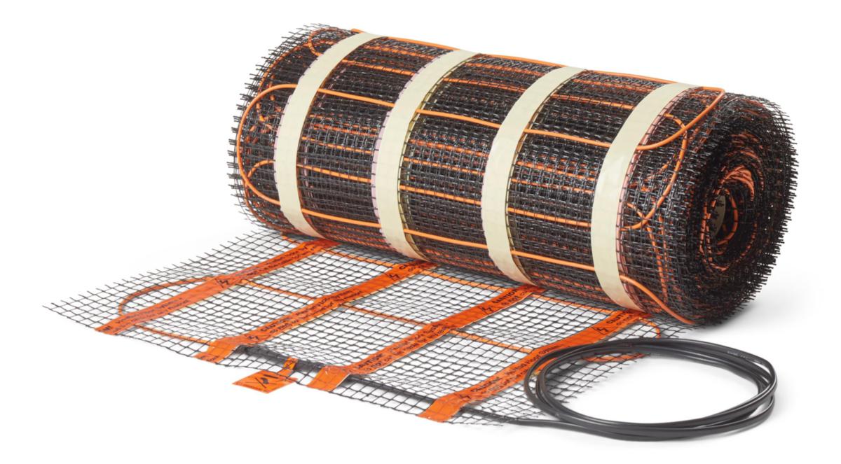 Varmematte Varmecomfort 150W/m² - Matte 150W/m2 3.4m2 490W Flxheat Varmekabelmatte 150 W/