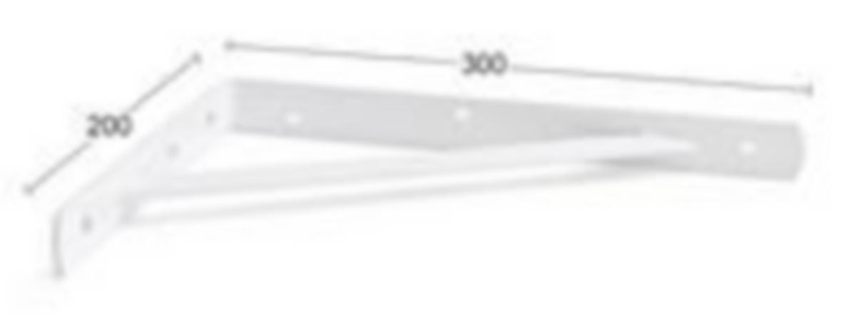 Konsoll A9 - Konsoll A9 hvit 200X300mm