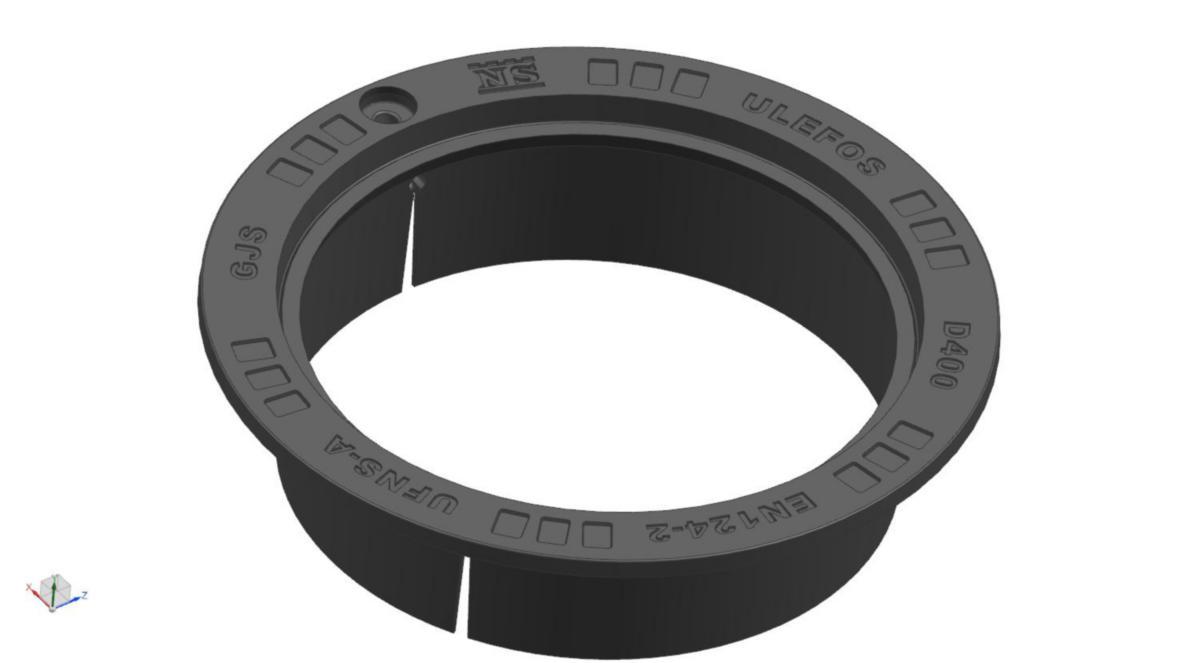 Flytende ramme m/hull for Ø 60 mm antenne - Ulefos 650 flytende ramme UFNS m/hull for ø60mm antenne