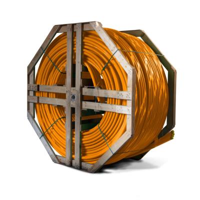 4 x 40mm-L DL Fiberkabelrør Oransje L=375 mtr. m/trommel