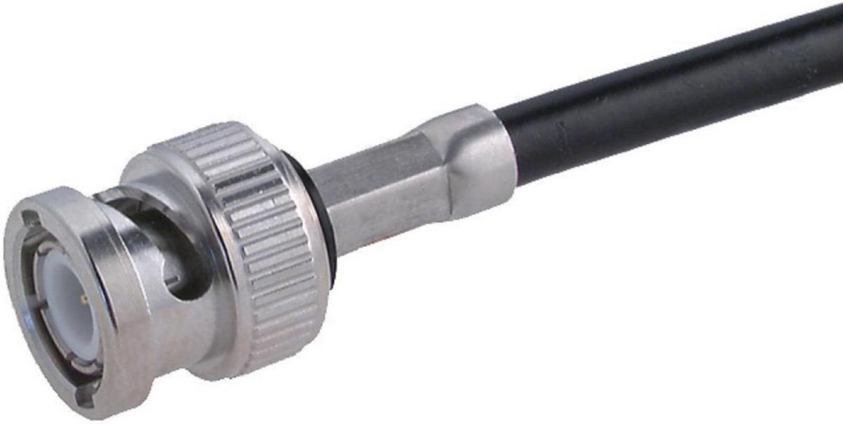 Koaksialkontakt hann Bredengen rett BNC RG59 - 11 BNC-75-4-4/133NE Rett hann BNC for RG59