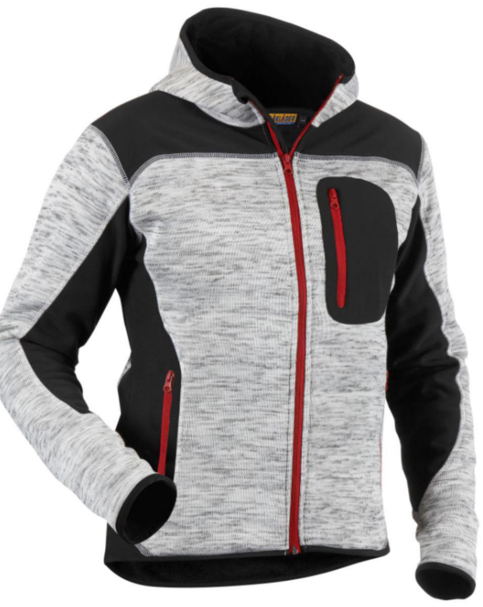 Jakke Blåkläder 4931-2117 dame - Jakke strikket dame Gråmelert/ Størrelse S