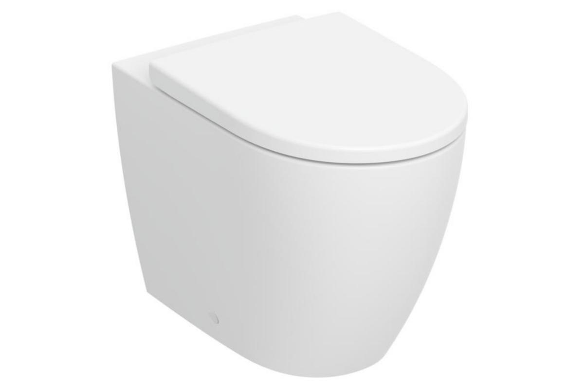 Gulvklosett iCon pakke, Geberit - Geberit iCon gulvklosett pakke u/sisterne m/sete TB hvit