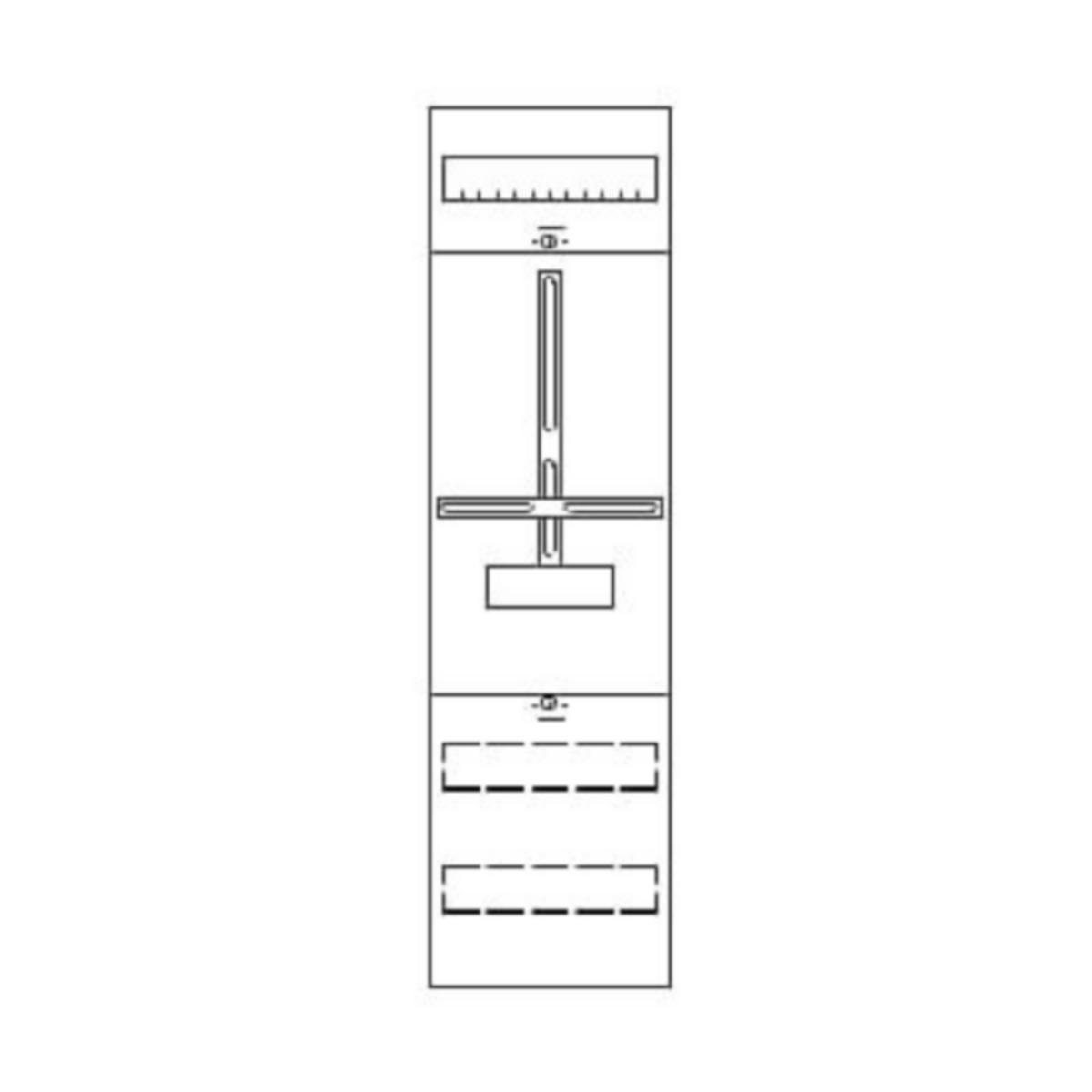 Målermodul ABB - Modul for 1 mler 1ZF21 