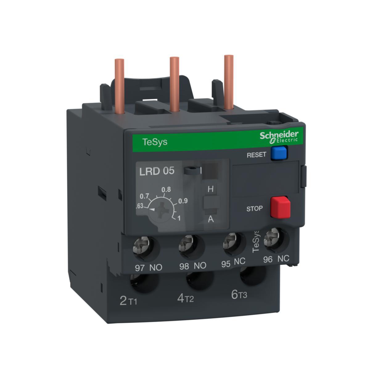 Termisk reléer Schneider TeSys D LRD - Termisk rele.LRD05 0.63-1.00A