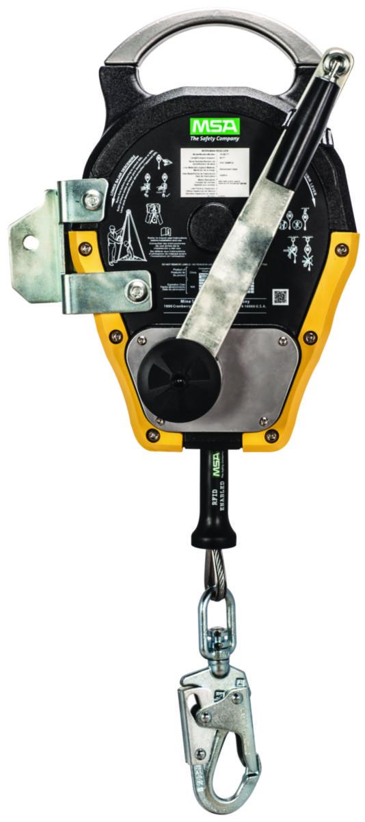 Evakueringsblokk MSA Workman 15m RF wire - Fallblokk MSA Workman m/sveiv 15m RF wire