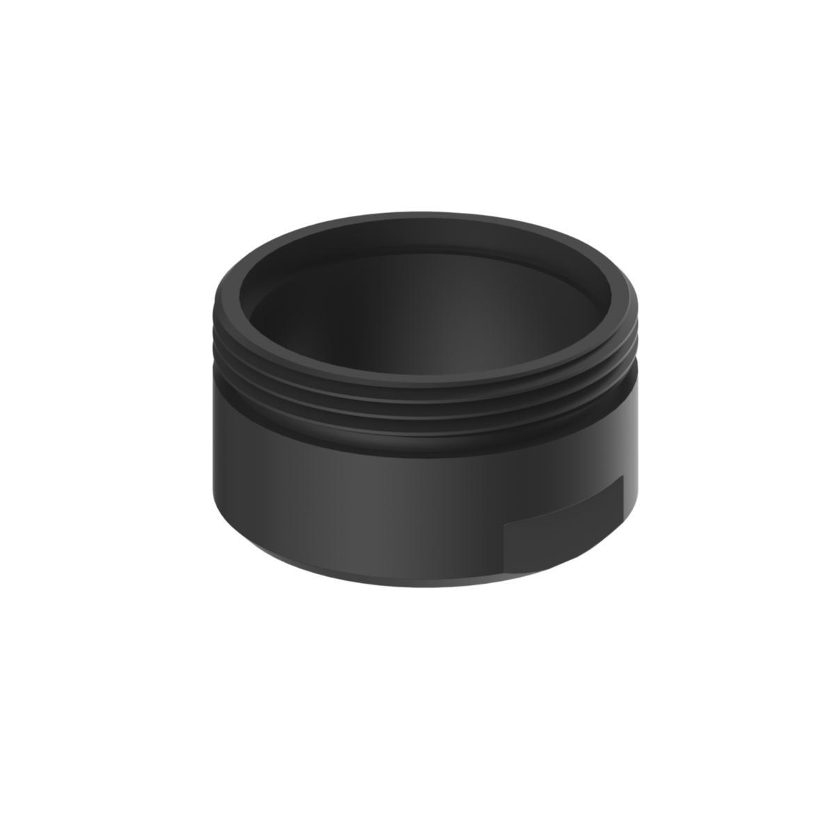 Perlatorhus/hylse for Azur Zero servantbatteri, a-collection - a-coll Azur Zero perlatorhus svart for servantbatteri