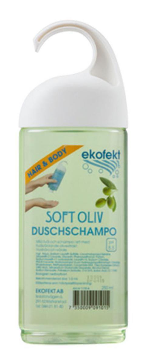 Dusjsåpe/sjampo Soft Olive Ekofekt - Dusjsåpe/sjampo Soft Oliven Ekofekt 250ml dusjkrok