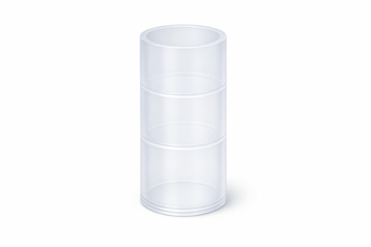 Endehette for fiberrør, Infraplast - 12 mm Endehette Transparent f/fiberrør