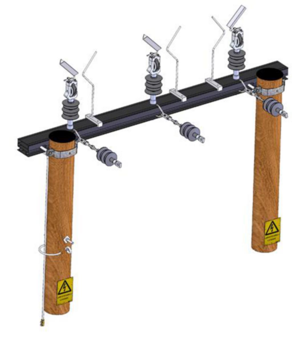Satspakker Linjeservice AVSPENNING - BLL/BLX - Satspakke BLX H-mast ES9007-3