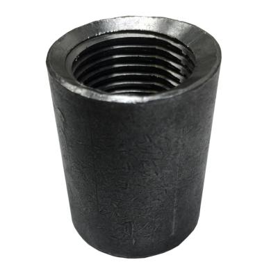 1/2" sort stål muffe EN10241