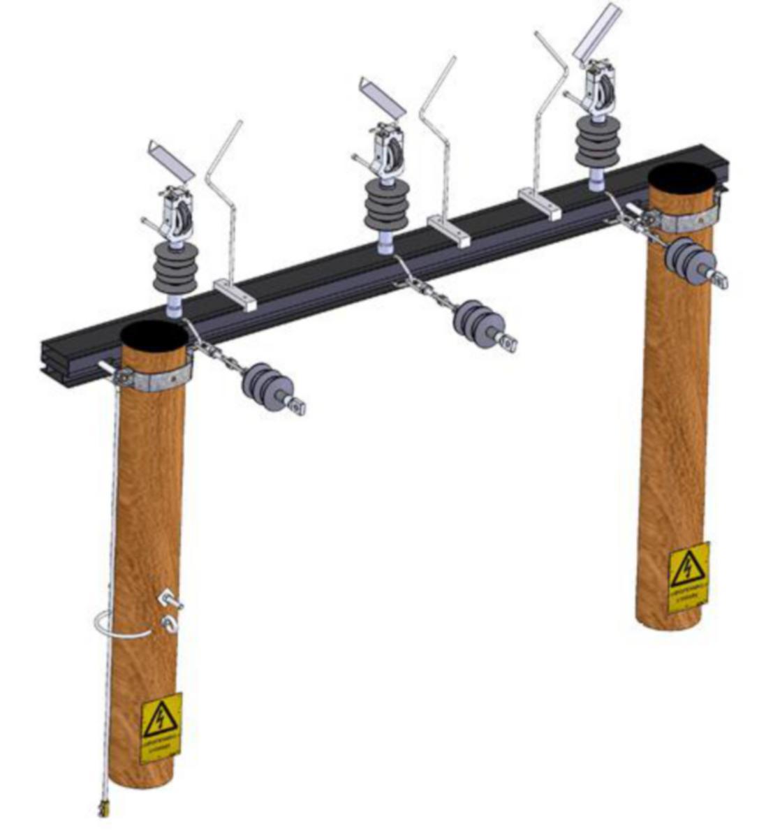 Satspakker Linjeservice AVSPENNING - BLL/BLX - Satspakke BLX H-mast ES9007-5