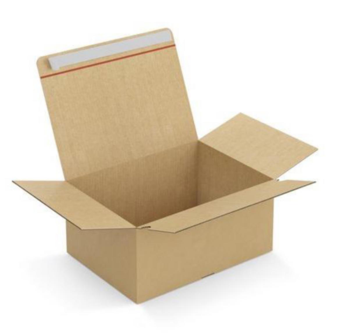 Pappeske Brun Nordic Brands - Pappeske brun 43x31x20cm Nordic Brands m/tape autobunn