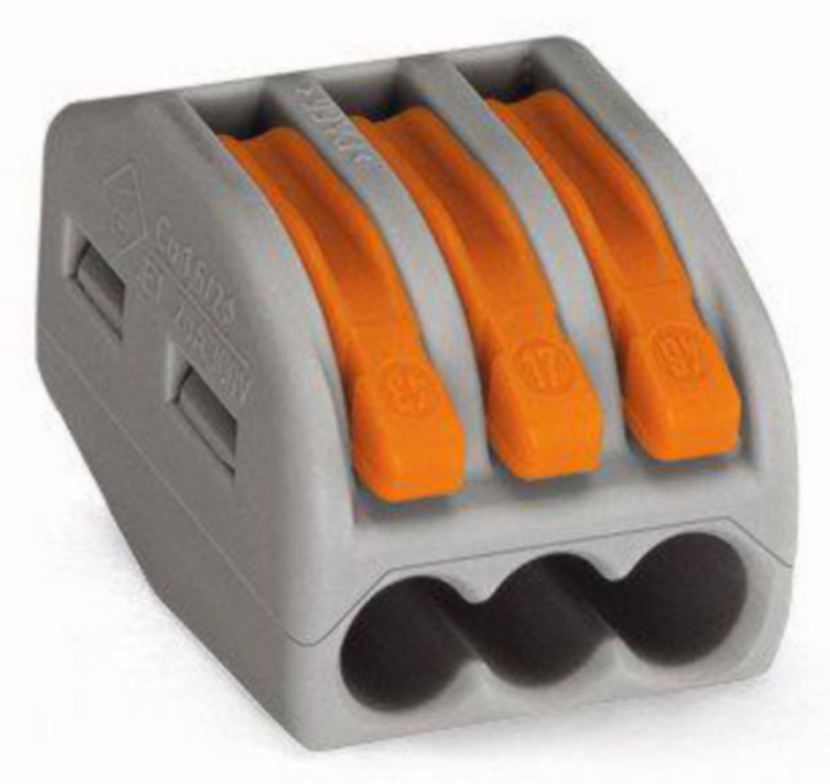 Koblingsklemmer Wago 3-leder - Wago 222-413 3X0.08-2.5/4 mm2 