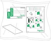 RFID kort Schneider til elbilader EVlink 10stk