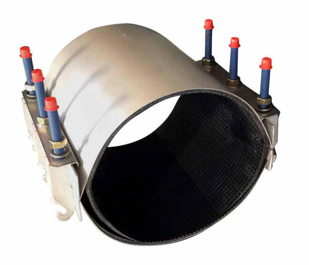 Reparasjonsmuffe Ulefos, dobbelspent - 158-180 Ulefos rep.muffe TS20 A2 L=400mm EPDM