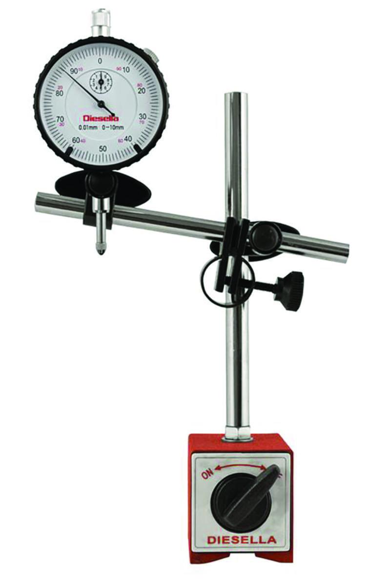 Indikatorstativ Diesella 80 kg Mekanisk - Indikatorstativ magnetisk Diesella 80kg m/målerur 0-10mm