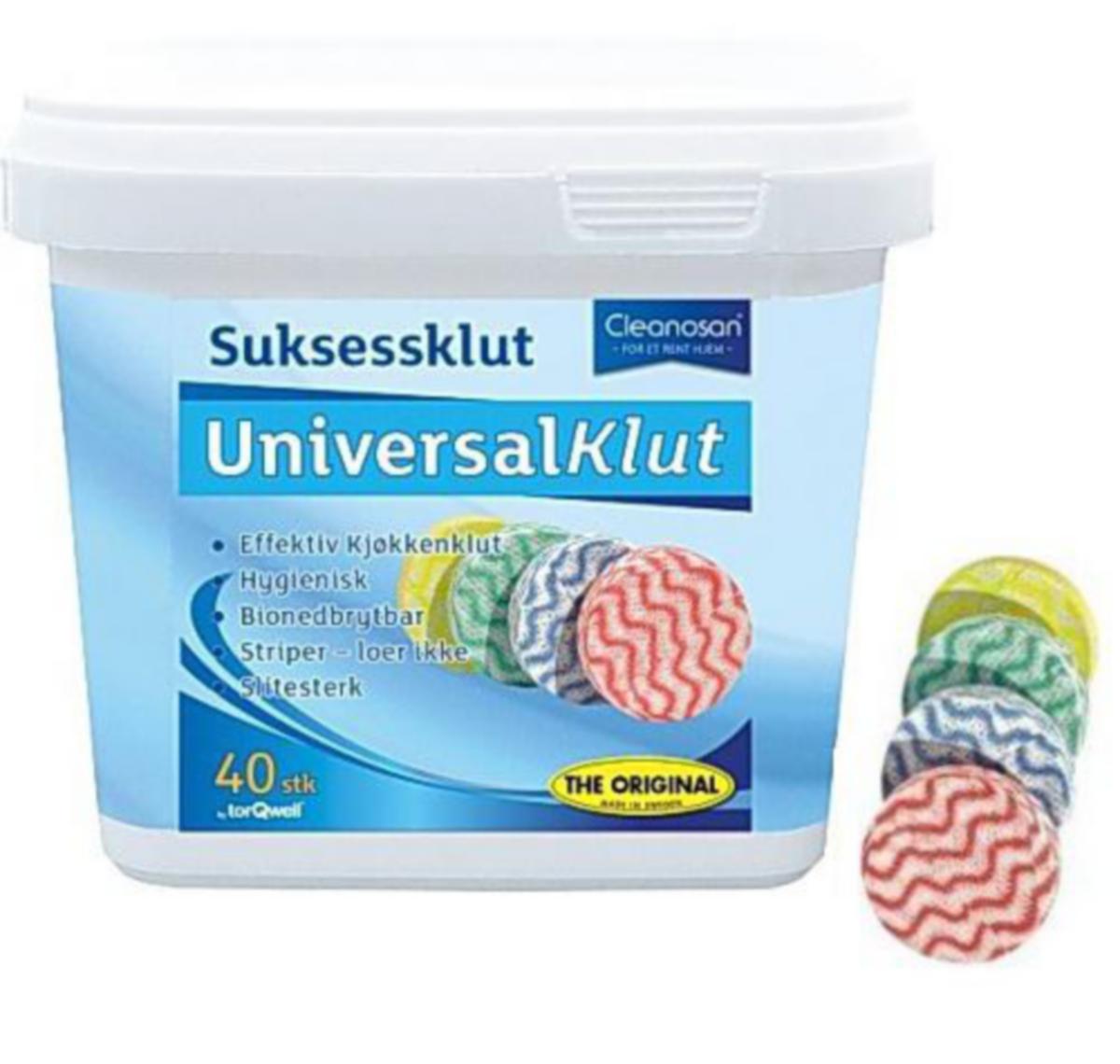 Klut TorQwell® Suksess 4 farger 40pk - Klut Suksess 4 farger Torqwell 40pk