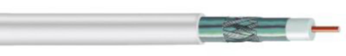 Koaksialkabel Nexans CATV m/trippel skjerm - CATV 1.0/4.6 6F TRI 77% PVC