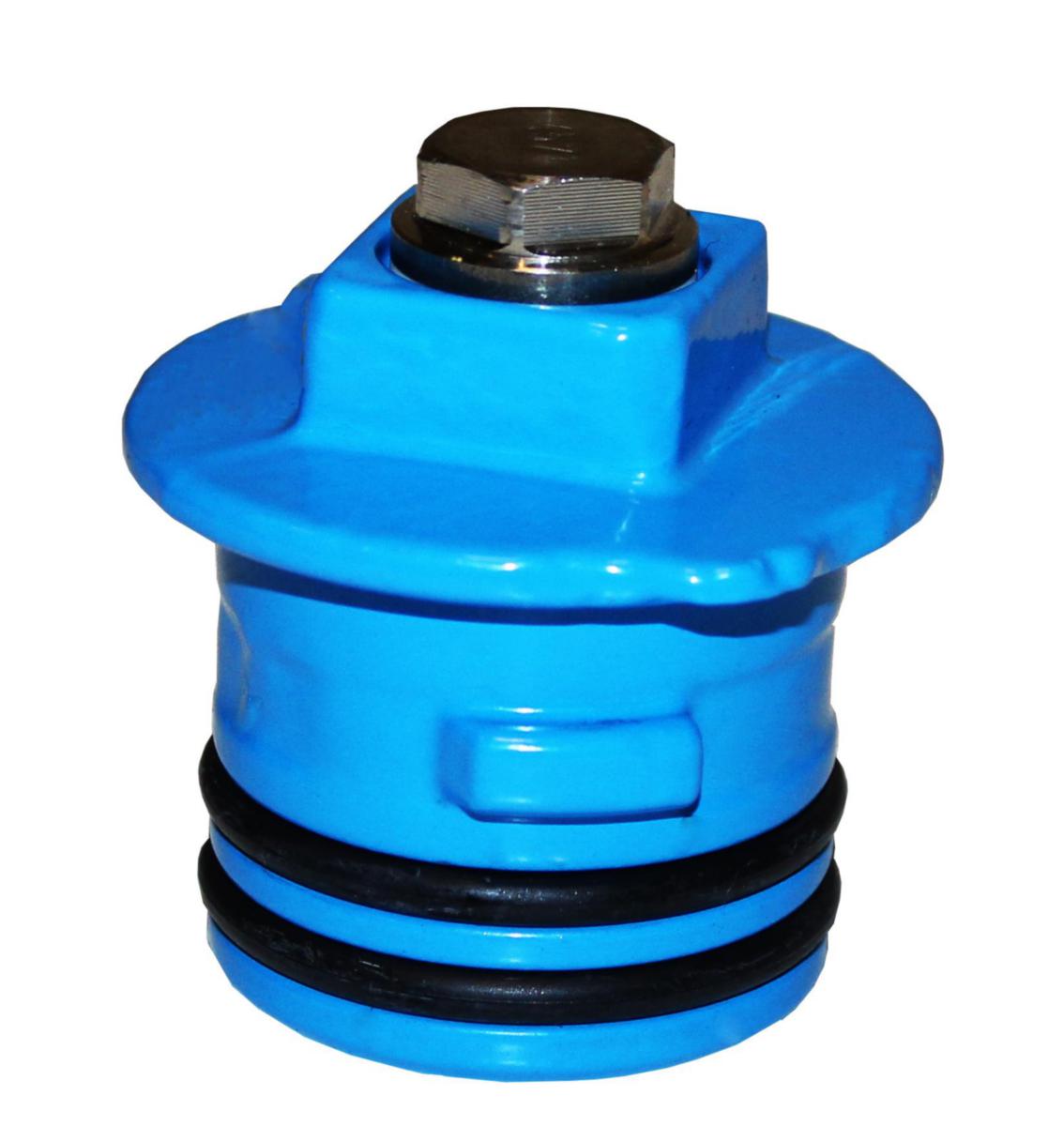 ZAK® Blindplugg m/drensnippel (Hawle 618) - Blindplugg ZAK 46 m/drensnippel/sikringsring
