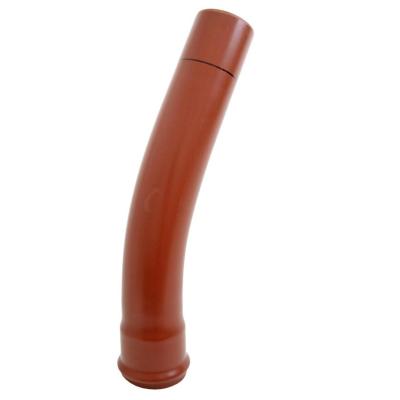 400 mm x 22° PVC langbend rødbrun Pipelife