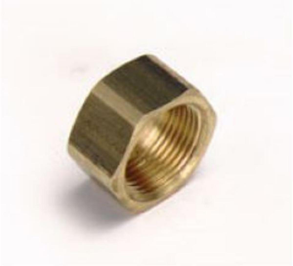 Kappe Isiflo, messing - 21/2" mess kappe Isiflo gjengefittings