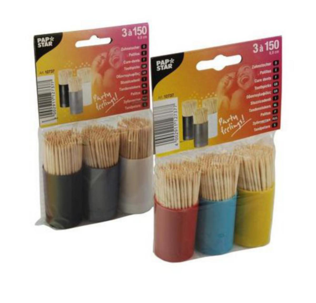 Tannpirker Papstar - Tannpirker Tre 6,8cm Papstar 450pk