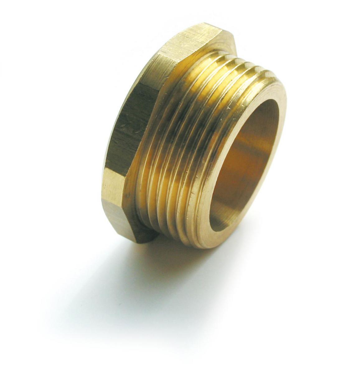 Plugg Isiflo, messing - Pluggm/pakningsflate G1/8" Isiflo gjengefittings