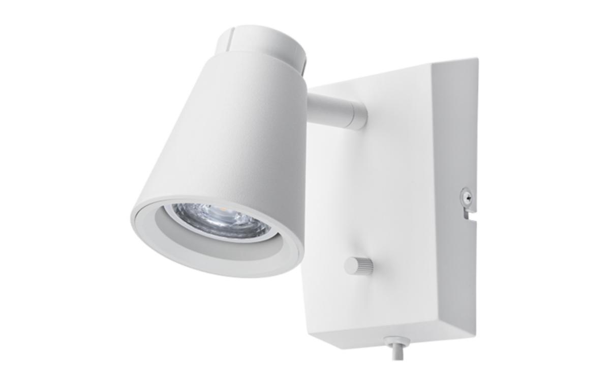 Zoom Square Sg® 6,5W med dimmer - Zoom Square 5.5W LED m/dimmer matt/hvit