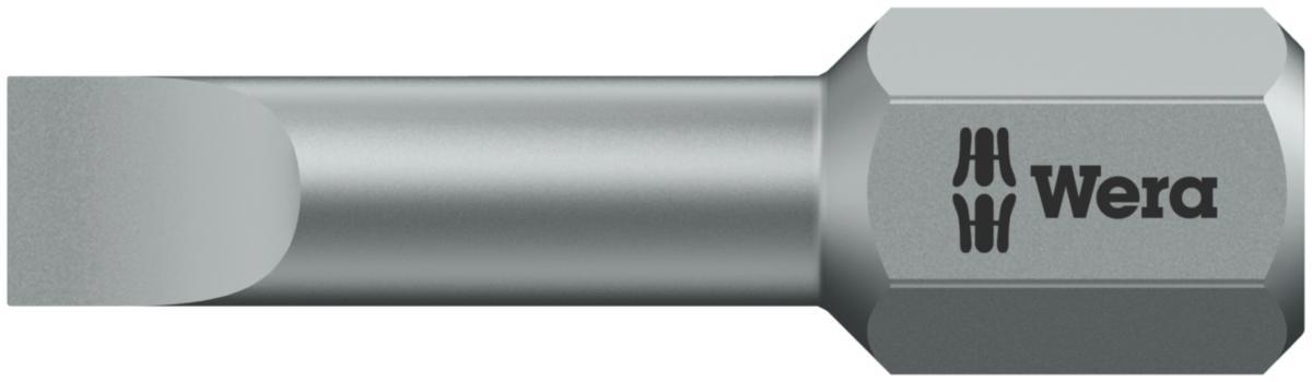 Bits Wera 800/1 TZ for rette spor - Bits Wera 800/1 TZ 0.5X4 L=25mm