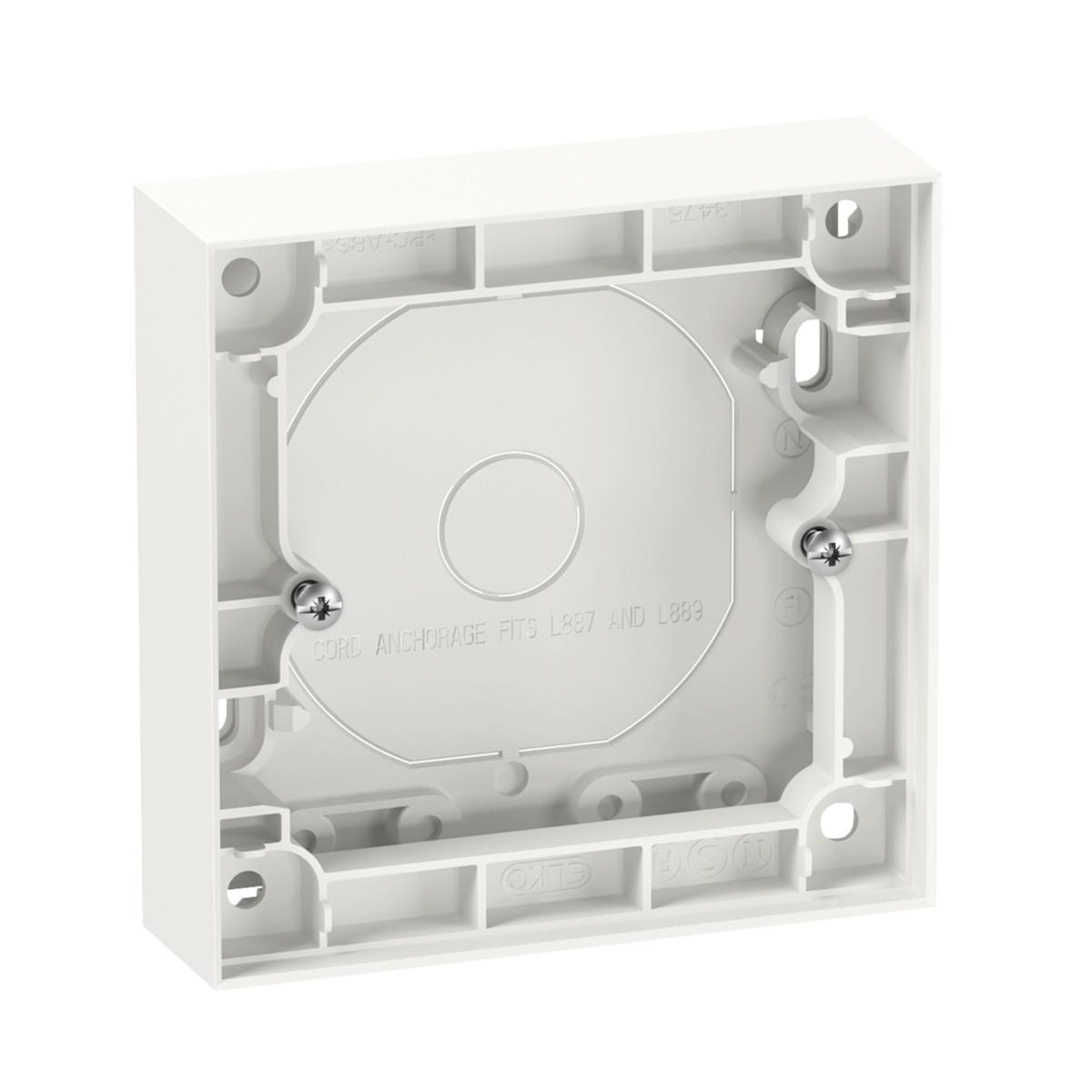 Påveggskappe Elko Plus - Plus enkel kappe 20MM PH