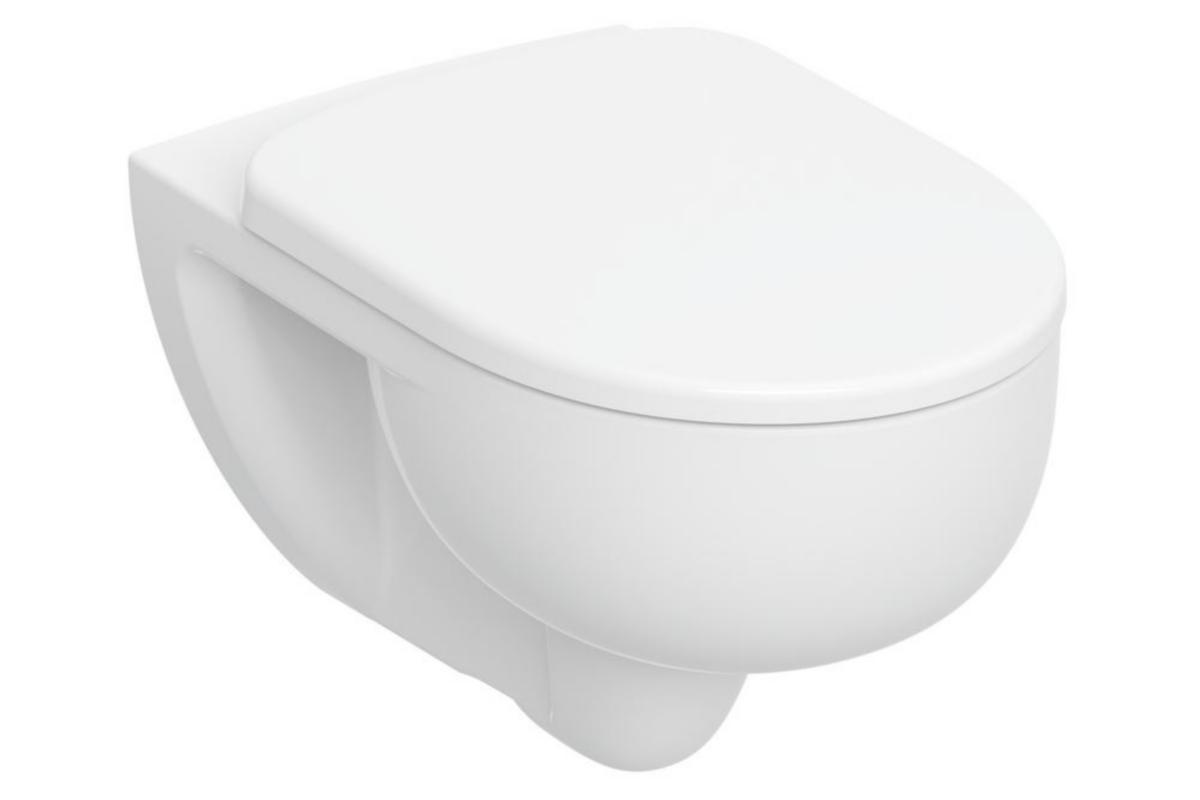 Veggskål Selnova TurboFlush, Geberit - Geberit Selnova veggskål/sete TurboFlush Rimfree SC/QR