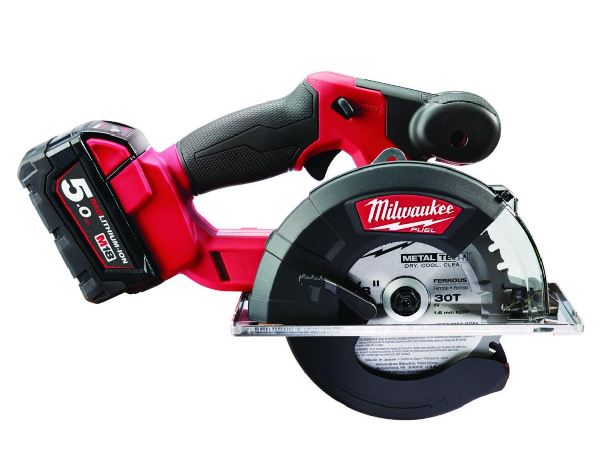 Sirkelsag metall m18 fmcs 502x milwaukee 2 x 5.0 ah met