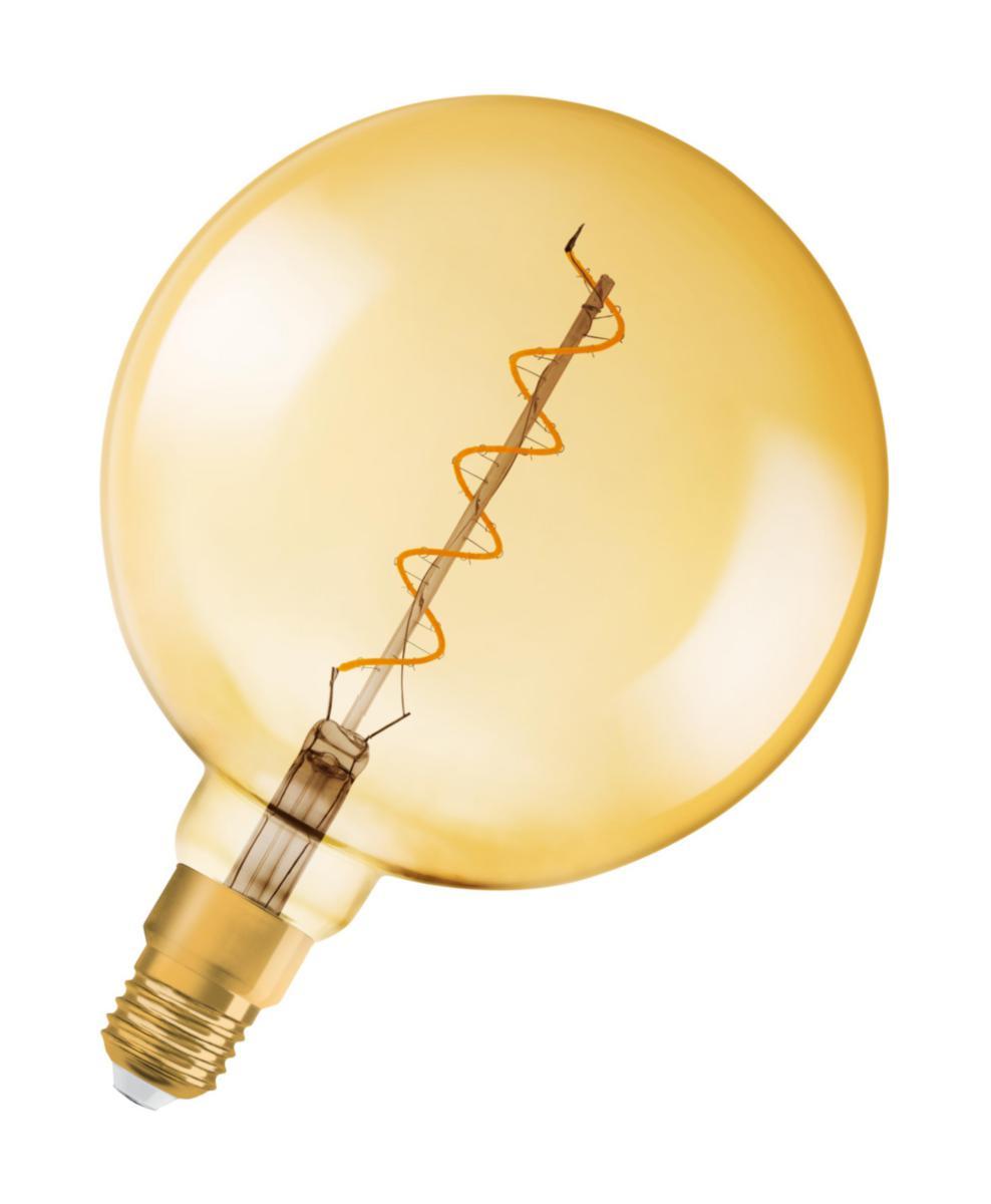 LED Osram Vintage 1906 LED spesialpærer - Led-Pære SpiralGlob 5W/820 E27